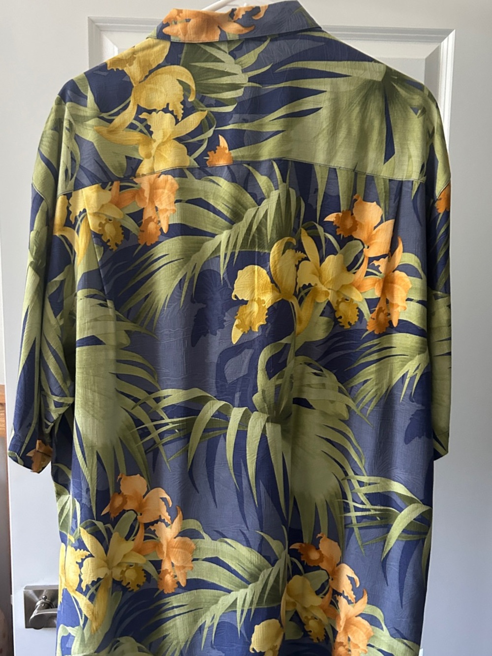 Tommy Bahama Tropical Silk Camp Shirt XL Miami Heatwave - Picture 6 of 7